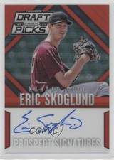 2014 Prizm Perennial Draft Picks Prospect Signatures Red Eric Skoglund Auto 2r5