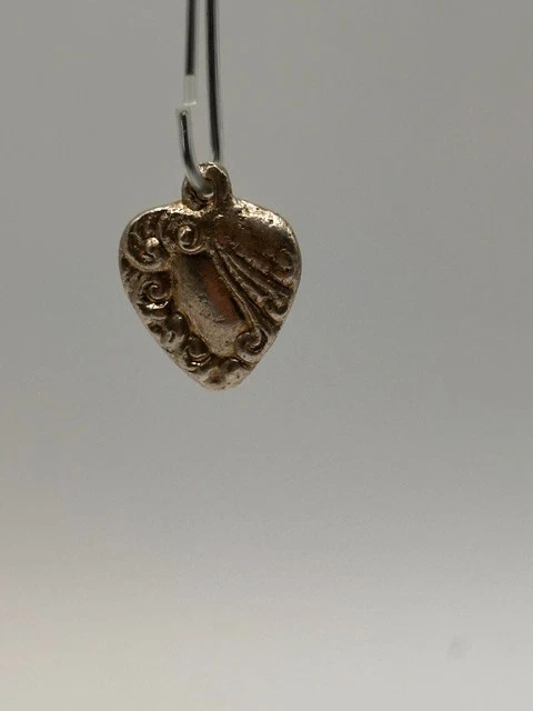 Puffy Heart Pendant In Retro Costume Necklaces & Pendants for sale