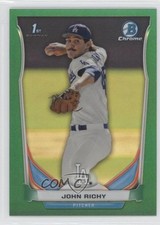 2014 Bowman Draft Chrome Green Refractor 9/150 John Richy #CDP98 0f8