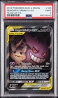2019 POKEMON SUN & MOON TEAM UP #165 FULL ART/GENGAR & MIMIKYU GX PSA 9