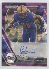 2021 Panini Prizm Draft Picks Purple Ice 6/99 Patrick Jones II Auto 0s9u