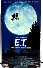 1982 E.T. The Extra Terrestrial VHS Rare Green and Black Tape Movie HiFi VG