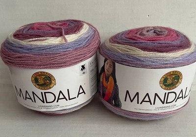 Lion Brand Mandala Yarn 5.3 oz 590 yds. Each  Wood Nymph NEW 2 Skeins