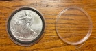 1 Troy oz. 2011 American Silver Eagle .999 Silver Almost BU
