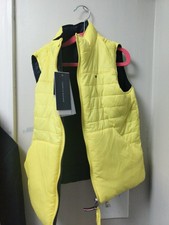 Tommy Hilfiger Boys Reversible Puffer Zipped Yellow Navy NWT One Flaw Size S/P