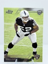 2014 Topps Prime Rookies #123 Khalil Mack RC Rookie Card Raiders. rookie card picture