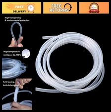 Food Grade Silicone Tubing 1/2" ID x 5/8" OD - 10ft High Temp Hose for Brewing &