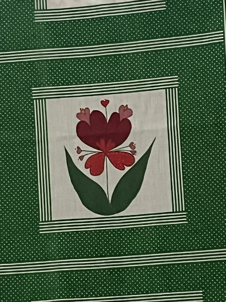 VTG 70s Retro Flower  Power Cotton Fabric   Sewing Interior Fabric  5ydx44 - Image 4 of 4