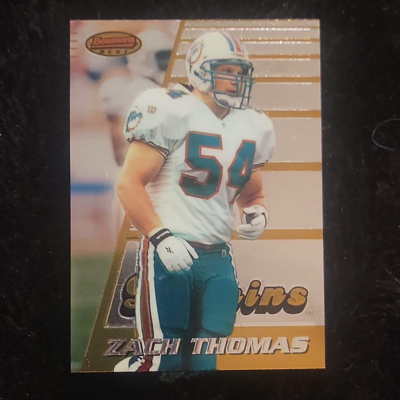 1996 Bowman Best Zach Thomas RC Rookie #175 Miami Dolphins