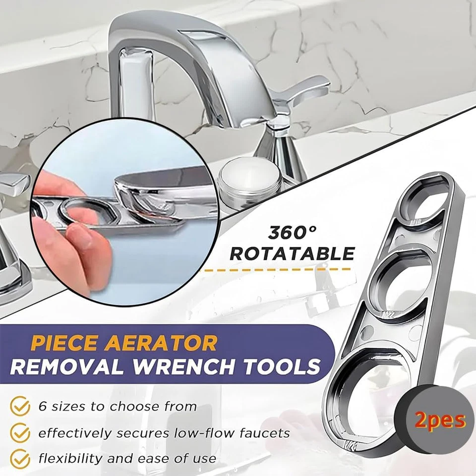 Wasserhahn Sieb Schlüssel Korrosionsbeständig für Mischdüse 2 Stück - Bild 4 von 4