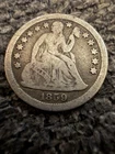 1859 Seated Liberty Silver Dime Antique US Coin 90% Silver