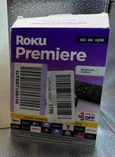 Roku Premiere HD/4K/HDR Simple Remote and Premium HDMI Cable
