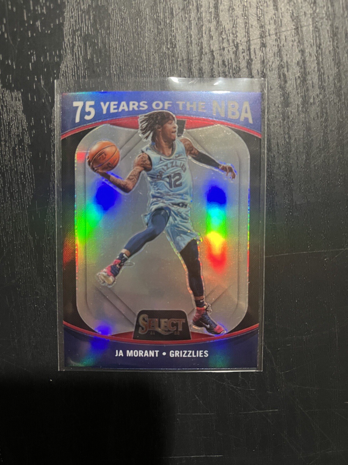 2021-22 Ja Morant Select 75 Years of the NBA Prizm Holo #54 Memphis Grizzles