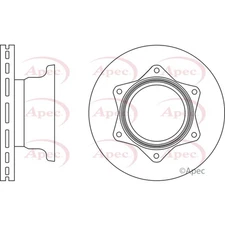 Apec Rear Brake Disc DSK2797 - OE High Quality Precision Engineered Part
