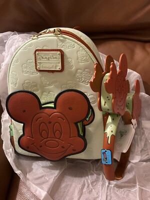 Disney Loungefly Backpack - Mickey Mouse Mint Ice Cream Sandwich Bag Disney Eats Loungefly Mickey Ice Cream Sandwich Mint  main image 3