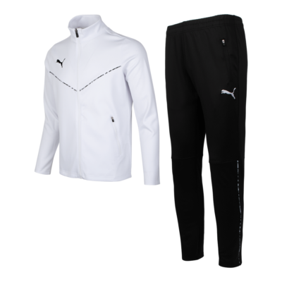 Puma Mens 93351503 Individual Rise Full Zip-up Tracksuit White