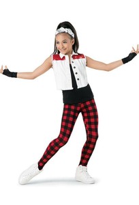 red hip hop costume