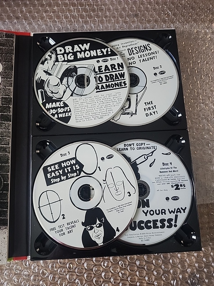 Weird Tales of The Ramones' 2005 Rhino 4 CD box set w/ 3D