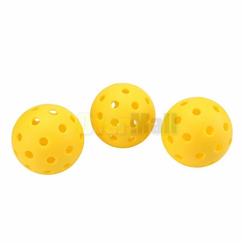 3 Fuse Outdoor Pickleballs Balls Tournament Meet for USAPA Pack of 3 Yellow - Picture 8 of 10