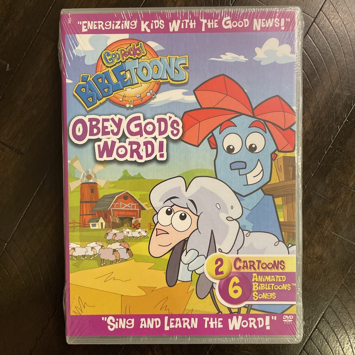 God Rocks! Bibletoons Obey God's Word (DVD, 2006) Factory Sealed