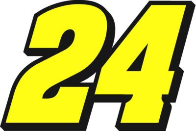 NEW FOR 2021 #24 William Byron Racing Sticker Decal - Sm thru XL - Various color
