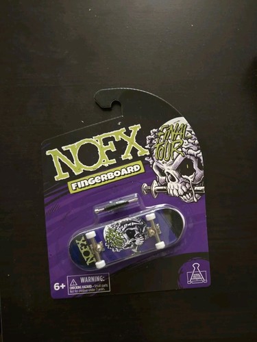 NOFX Final Tour Fingerboard Tech Deck Mini Skateboard 2024 Pop Up Exclusive NEW - Picture 1 of 2