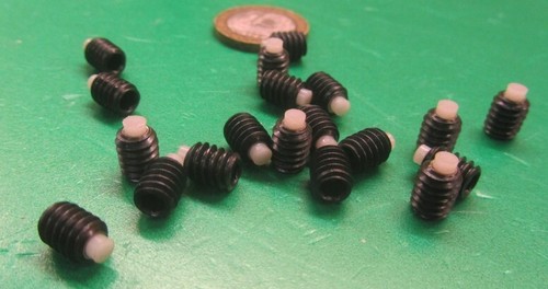 Kmac Alloy Steel Set Screws, Nylon Tip, 1/4-20 x 5/16" Thread Length, 20 Pieces - Picture 14 of 14