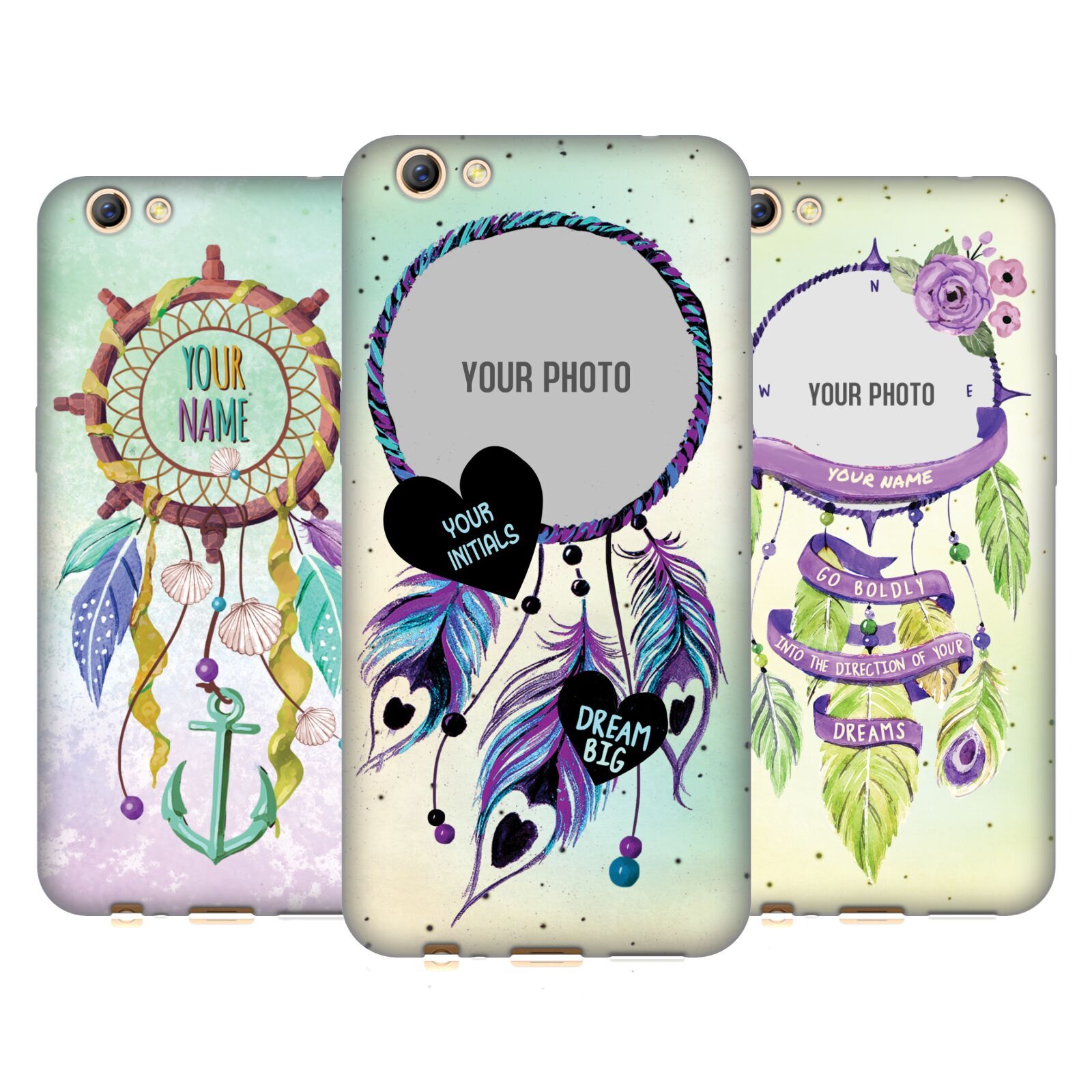 CUSTOM CUSTOMIZED PERSONALIZED ASSORTED DREAMCATCHERS GEL CASE FOR OPPO PHONES