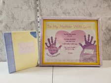 Newborn Handprint Memory Kit With Baby Photo Book