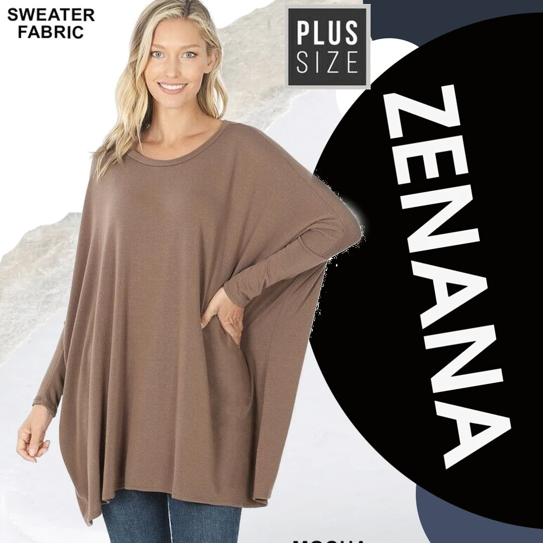 Plus size batwing clearance sweater