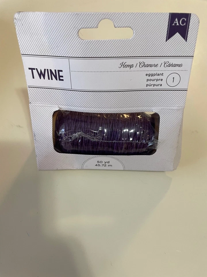 Cordel de cáñamo American Crafts 50 yardas en cada álbum de recortes artesanías (tú eliges el color) Foto 2 de 4