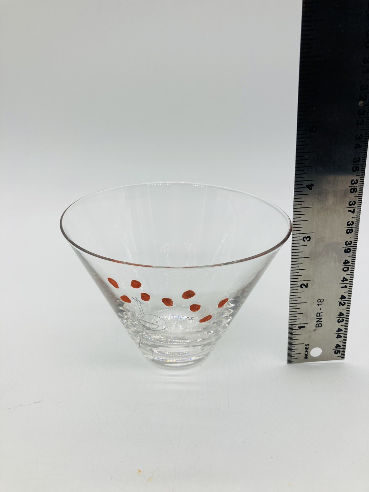 CB2 Crate & Barrel Oliver Martini Glass Stick Figure Retired Cocktail Faded eBay