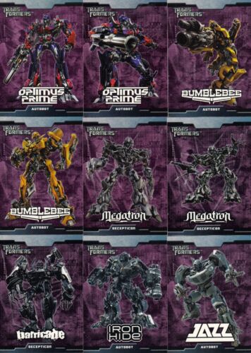 TRANSFORMERS MOVIE 2007 TOPPS COMPLETE BASE CARD SET OF 90 - Picture 1 of 2