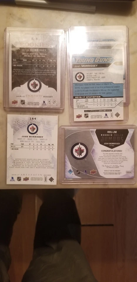 Josh Morrissey rookies - Image 2 of 2