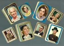 1937 Garbaty Film-Lieblinge Film Star Embossed Tobacco Card, You Pick