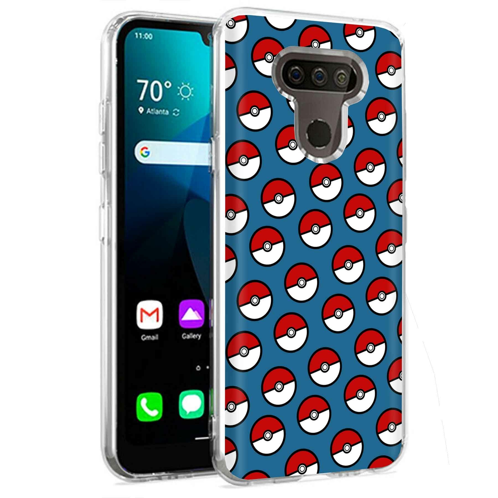 Phone Case for LG Harmony 4,Premier Pro Plus,K41, Monster Ball Print