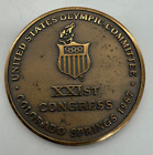 United States Olympic Committee 21st Congress Colorado Springs 1987 Coin Medal