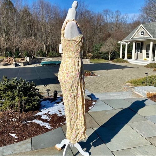 NWT Faithfull The Brand Dolores Pastel Floral Belted Wide Leg Jumpsuit Sz XS / 2 - Picture 9 of 14