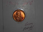 wheat penny 1945S LINCOLN CENT GEM RED BU 1945-S NICE GEM RED UNC LOT #B
