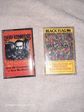 Hard metal rock cassette lot Black Flag Wasted Again Dead kennedy's Convenience