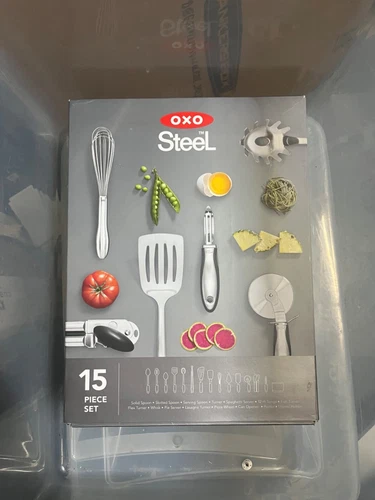 OXO Steel 15-Piece Kitchen Tool Set