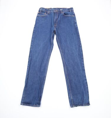 Levi’s 505 W36L36 リジッド Made in USA ’90 Vintage 90s Levis 505 Mens 36x36 Distressed Regular Fit