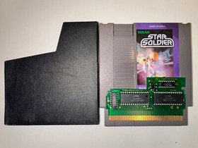 Star Soldier (NES, 1988) CARTRIDGE +Dustcover Tested CLEAN Working Nintendo