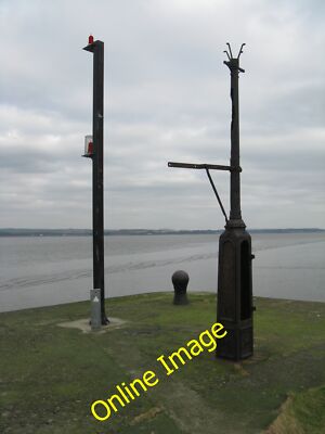 Foto 12x8 Hafenlichter Bo'ness neu und alt an der Spitze des East Pier c2012