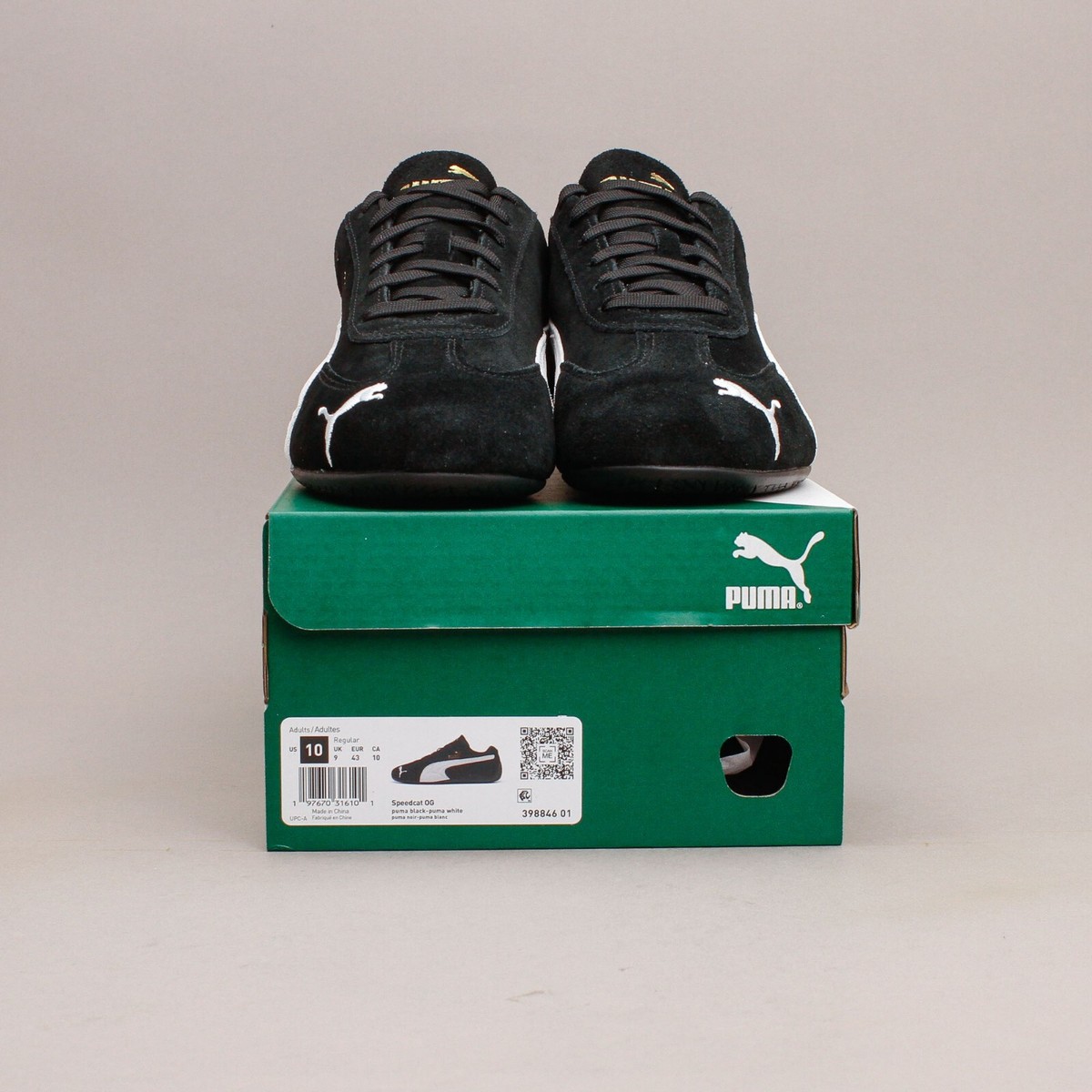 Size 9.5 - PUMA Speedcat OG Black White for sale online | eBay Size 9.5 - PUMA Speedcat OG Black White for sale online | eBay