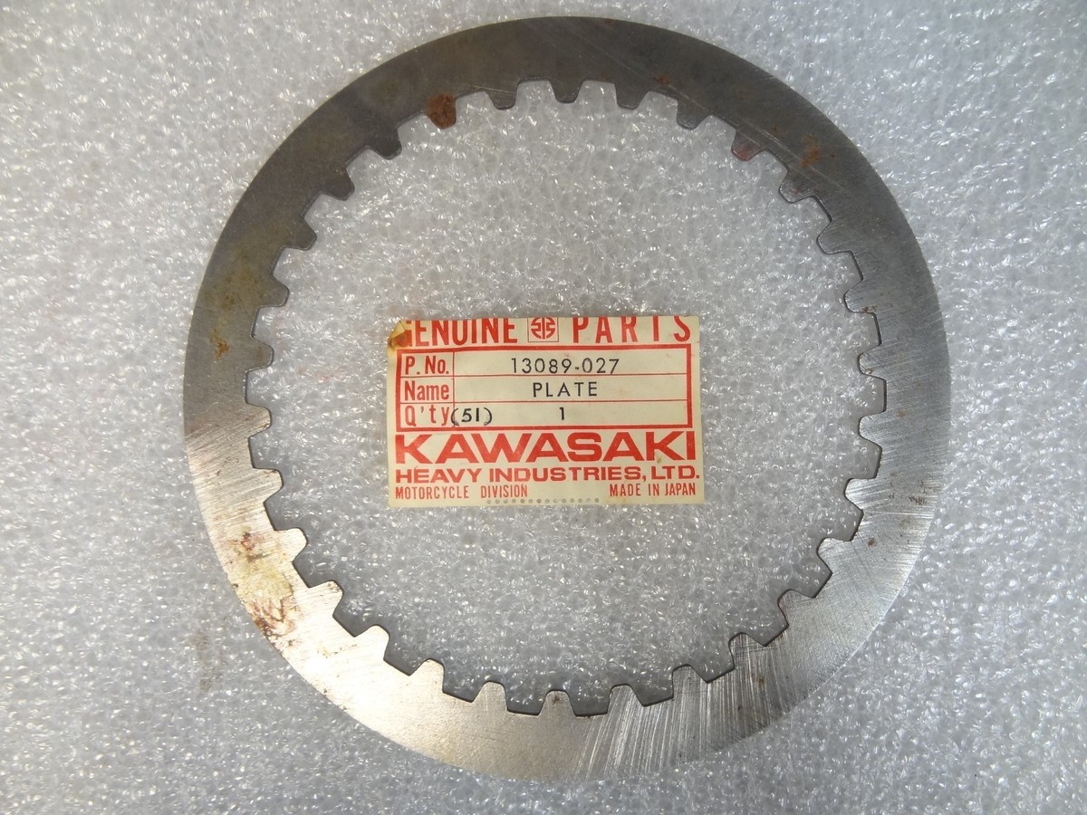 Kawasaki NOS NEW 13089-027 Steel Clutch Plate EJ KZ ZX VN