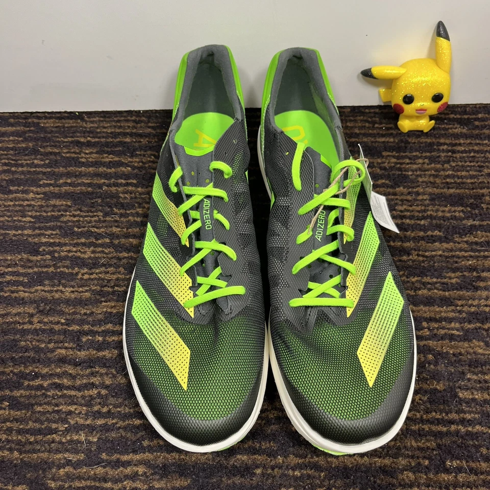 Adidas Adizero Avanti TYO Unisex Picos Atléticos M 13 / W14.5 Negro Verde Adios Foto 2 de 4
