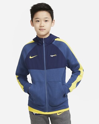 Nike Hoodie Kinder klein 8-10 Jahre Tottenham Spurs Fußball Tech Jacke UVP 54,95 £