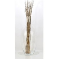 Glas Vase Handgefertigt Modern Blumen 60 Cm