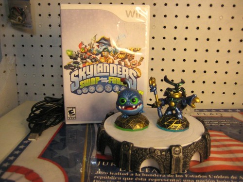 Skylanders Swap Force Nintendo Wii Game, Portal, Dune Bug, and Wrecking Ball Lot